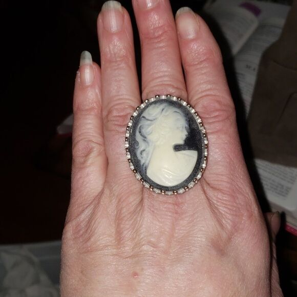 Cameo elastic ring  - Picture 2 of 5